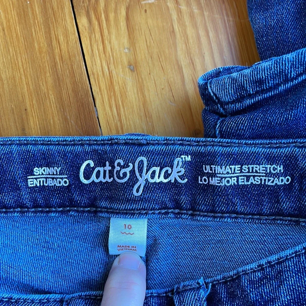 Five pairs of Girls jeans, Cat & Jack, size 10 - Picture 2 of 6